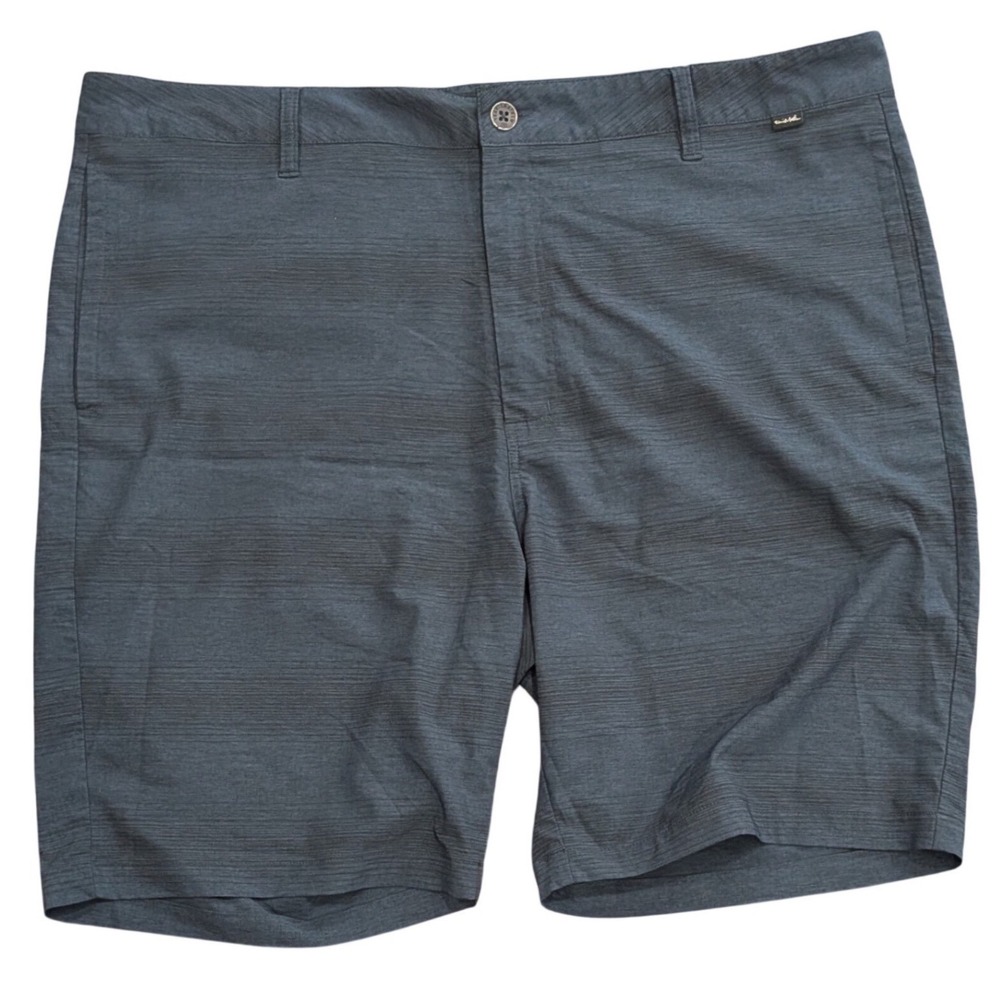 Travis‎ Mathew Mens Navy Blue & Black Micro Stripe Performance Golf Shorts Sz 40